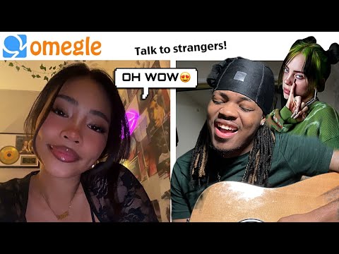 SINGING BILLIE EILISH TO GIRLS ON OMETV | WILDFLOWER , BIRDS OF A FEATHER , THE GREATEST+ MORE !