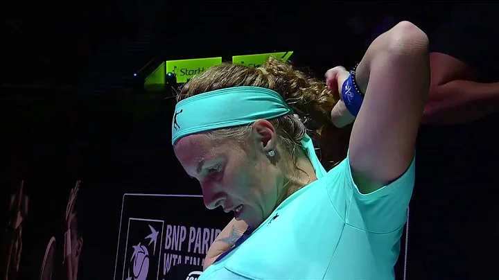 Svetlana Kuznetsova Cuts Hair Mid-Match | 2016 WTA...