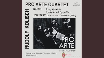 String Quartet No. 61 in D Minor, Op. 76 No. 2, Hob. III:76 "Fifths": III. Menuetto