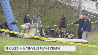 5 dead after plane crash in Tennessee Monday evening