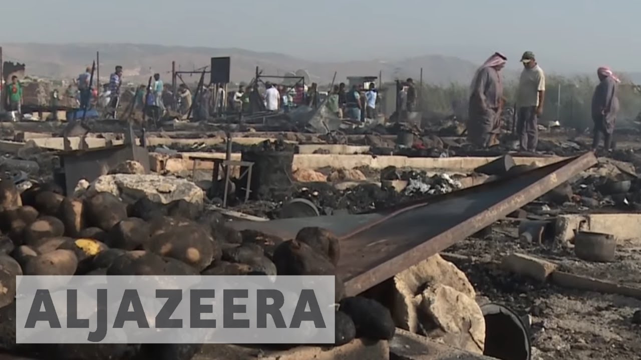 لبنان: مقتل طفل جراء حريق دمر مخيماً للاجئين السوريين