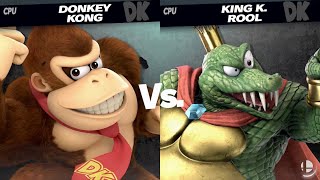 Super Smash Bros. Ultimate - Donkey Kong vs King K. Rool