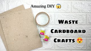 Cardboard Crafts 🥰 | Waste Cardboard Box Craft Ideas | Aesthetic Room Makeover | Best Out of waste |