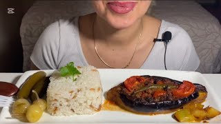 Karnıyarık ,Pilav, Cacık Asmraltyazılı Ve Kamera Arkalı Videotürkçe Asmr