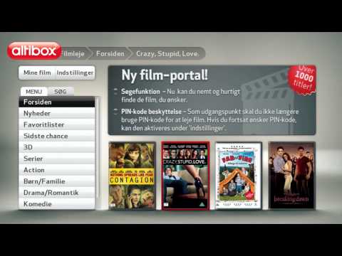 Videoguide - Lej film på din tv-portal