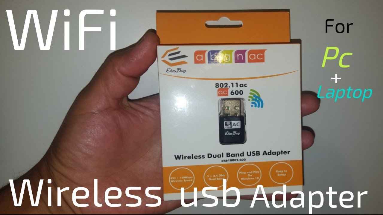 How to setup wireless dual band usb adapter for pc . ac600 