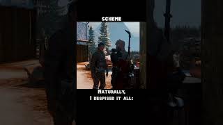 scheme — Dragon age : Inquisition dialogue scene