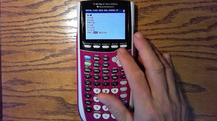 TI84 - Future Value of an Annuity advanced