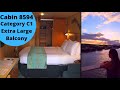 Oasis Of The Seas Cabin Tour 8594 | Category C1 | Ocean View With Large Balcony | Unpack With Me