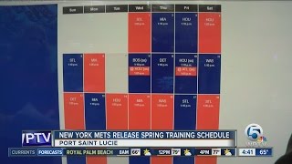 New York Mets announce 2017 spring training home schedule