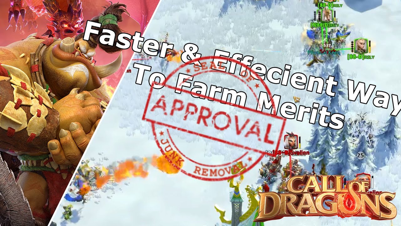 Easiest and Fastest Way to get MERITS  | Call of Dragons