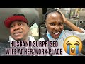 I Surprised My Wife at her work place Today! She wasn't expecting ME| Her Reactions was Priceless😍