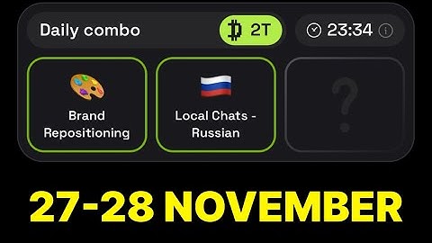 Dropee Daily Combo 27 & 28 November | Dropee Daily Combo  Today | Today Dropee Combo Card | 
