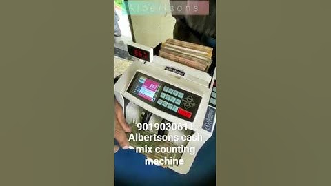 cash counting machine iso certificate available all over India contact number 9019030611