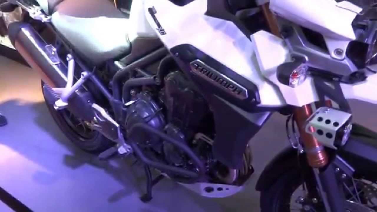 speed triple 1050 abs Triumph Motorcycles Adventure Tiger Explorer XC at 12th Auto Expo 2014 Greater Noida