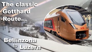 Treno Gottardo - by train over the original 1882 Gotthard line