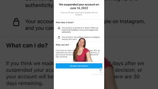 When Instagram disables your account for no reason!😭 What to do? #socialmedia