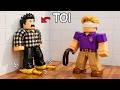 ROBLOX ATTENTION À NE PAS FAIRE DE BRUIT PENDANT QUE J'AI LES YEUX BANDÉS ! Caque ou cache-toi