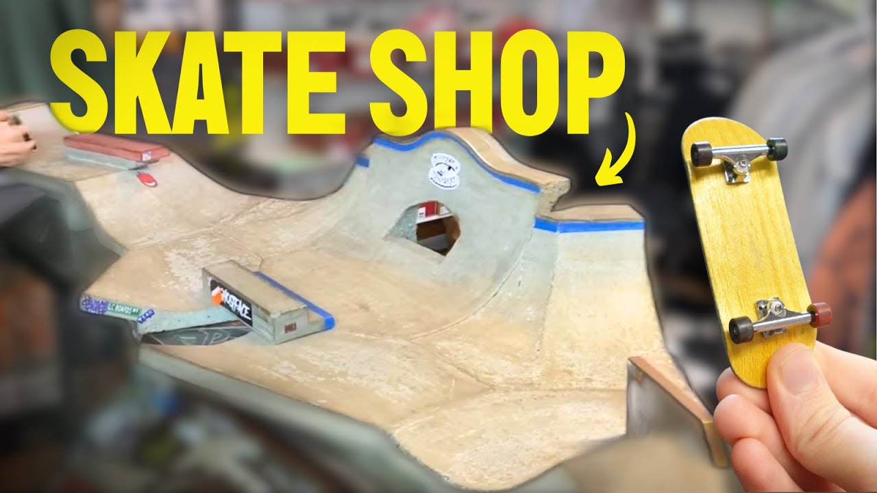 This Skate Shop has the BEST Fingerboard Parks! (+ Unboxing)