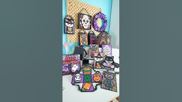 3D SVG Halloween projects designed by @LPPCRAFTS #cricutmade #cricutmaker #svgfiles #cricut #svg