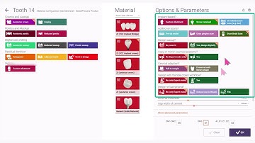 How to set up your NobelProcera® Full-contour Zirconia Implant Crown case using exocad™