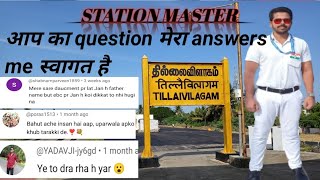 question and answers me swagat hai।। Indian railway ।। station master ।। railway 🚂🚃🚋🚃🚋