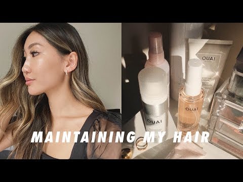 HOW I MAINTAIN BALAYAGE/FOILYAGE HAIR | my color and cut, tips, products I use