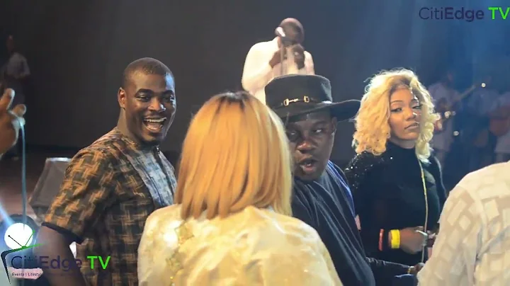 WASIU AYINDE CHILDREN BONDED WITH HIS NEW WIFE EMMANUELLA AT K1 DE ULTIMATE 50 YEARS ON STAGE