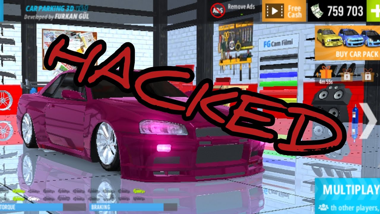 I HACKED Car parking 3D!