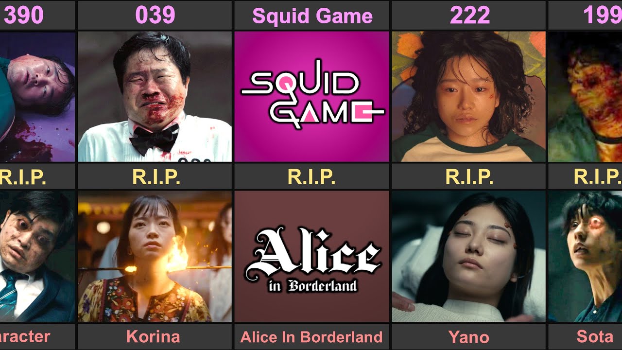 Squid Game Death vs Alice In Borderland Death