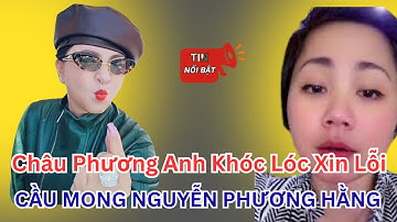 Châu Phương Anh Khóc Lóc Xin Lỗi Nguyễn Phương Hằng: Thật Tâm Hay Chỉ Là Chiêu Trò?