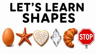 Learn Shapes | Everyday Shapes – Episode 2 I Oval, Star, Heart, Diamond, Crescent, & Octagon