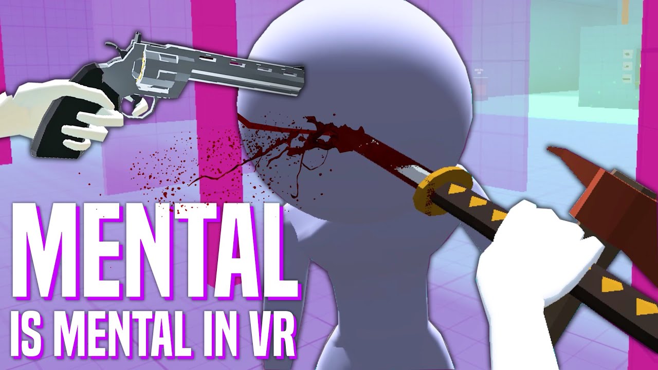 Crazy NEW Slow Motion VR Parkour Combat Game! - Mental VR (Oculus Rift)