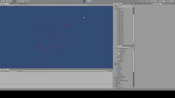 Agent based predator prey model with neural networks in unity