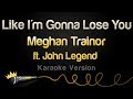 Meghan Trainor ft. John Legend - Like I'm Gonna Lose You Karaoke Version