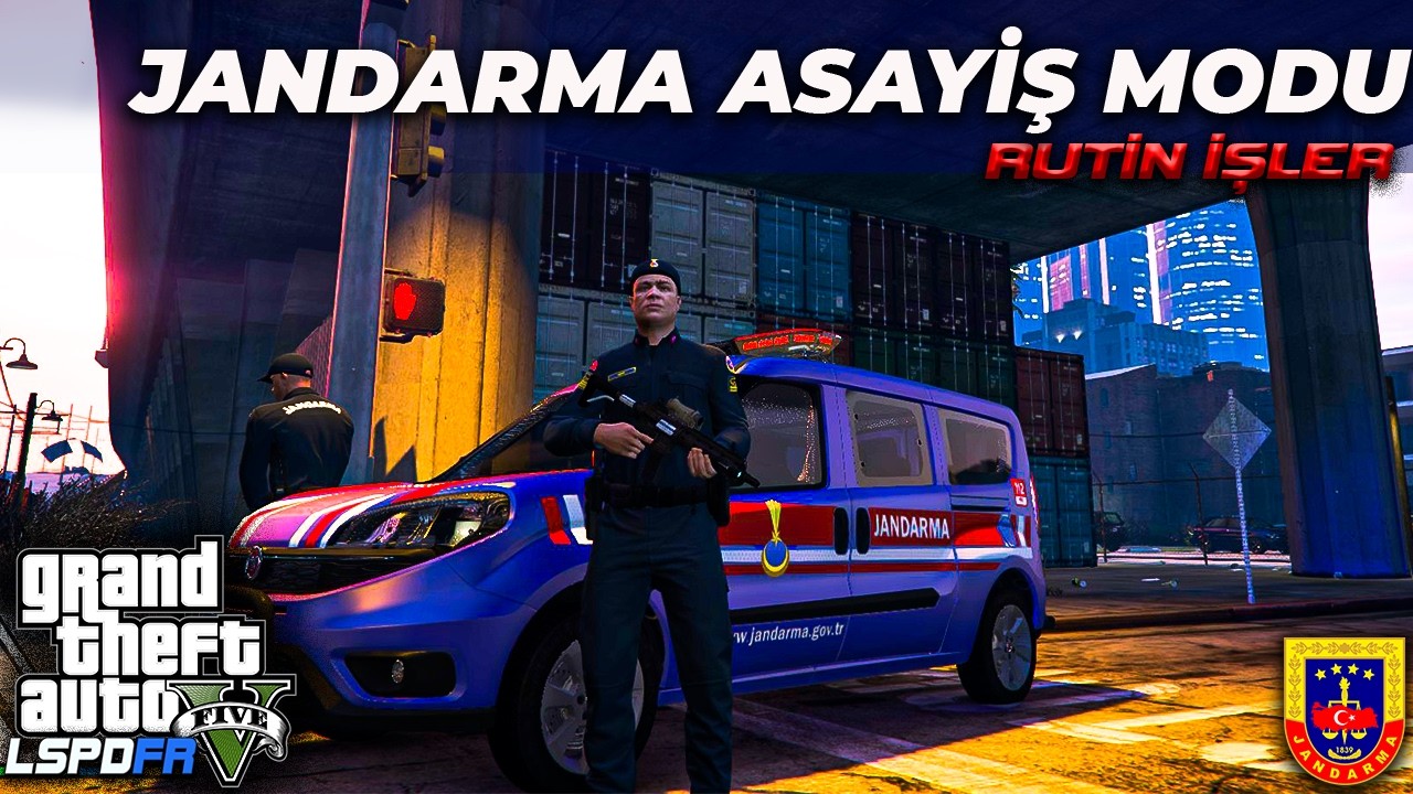 RUTİN İŞLER  - JANDARMA ASAYİŞ MODU - GTA 5 LSPDFR