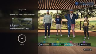 7/19/25 Duos Rank 716. 1st hole Lose connection penalized 40 Pts to 676 PGA TOUR 2K25_20250719152314