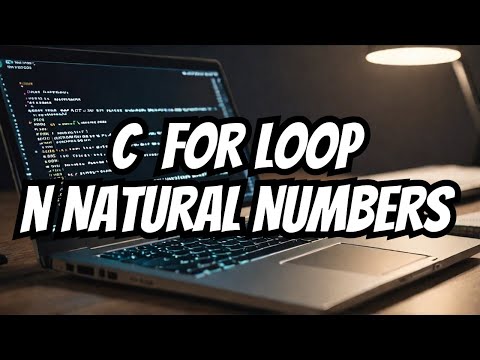 Program to Print First n Natural Numbers in C Programming Language using FOR LOOP