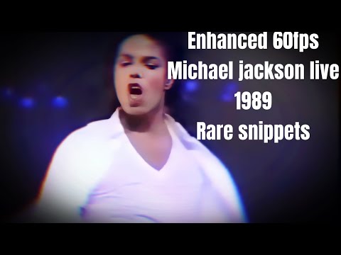 Michael Jackson live LA 1989 (rare snippets) enhanced 60fps