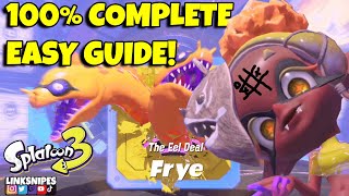 Splatoon 3 | The Eel Deal Frye BOSS FIGHT! | Cozy & Safe Factory | Easy Guide | No Commentary!