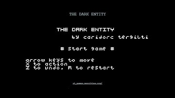 Making and uploading a game in PuzzleScript - The dark entity