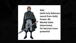 Claymore power levels 1