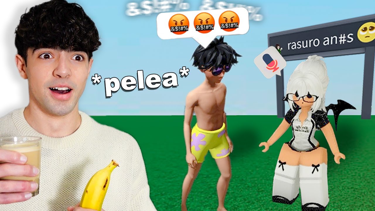Pasé la Tarde en Roblox CHAT DE VOZ y pasó esto… *me peleo*