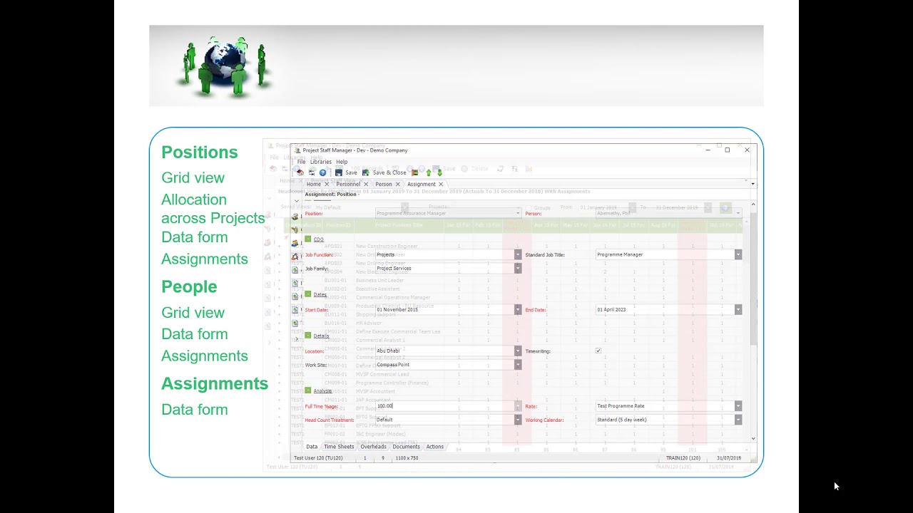 Project Staff Manager Overview
