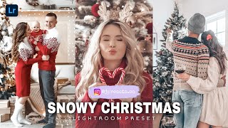 How to edit SNOWY CHRISTMAS Preset | Lightroom Tutorial + Free Preset (DNG) | JPresets screenshot 5