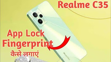 How to lock apps in Realme c35/Realme c35 me app lock kaise kare/app lock setting