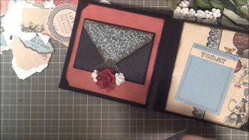 The Looking Glass by Kaisercraft Punchboard Mini Album Process video #1