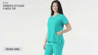 POLERA CLÍNICA MUJER WONDERWINK 6155 BLACK video POLERA CLÍNICA MUJER WONDERWINK 6155 BLACK video