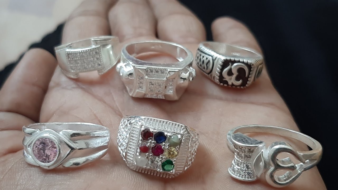 Buy 925 Sterling Silver Designer Cz Stone Finger Ring for Men and Boys