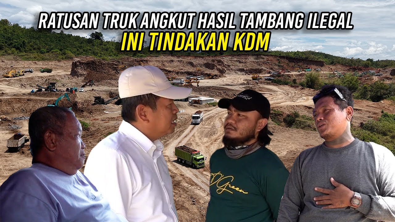 RATUSAN TRUK BESAR TIAP HARI ANGKUT HASIL TAMBANG ILEGAL | INI TINDAKAN KDM